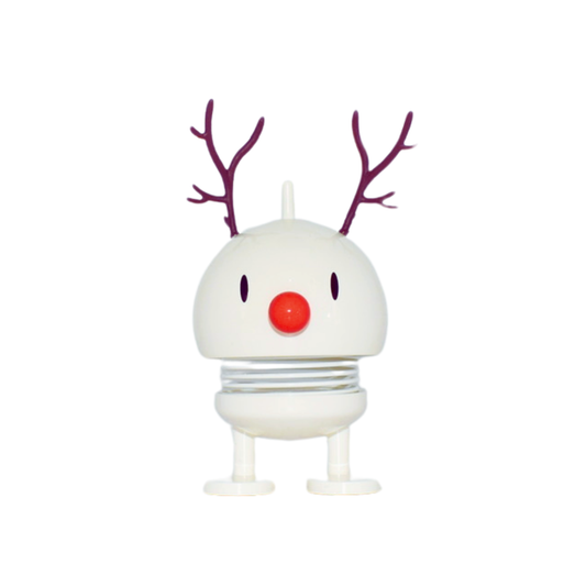 Hoptimist - Reindeer Bumble Small White